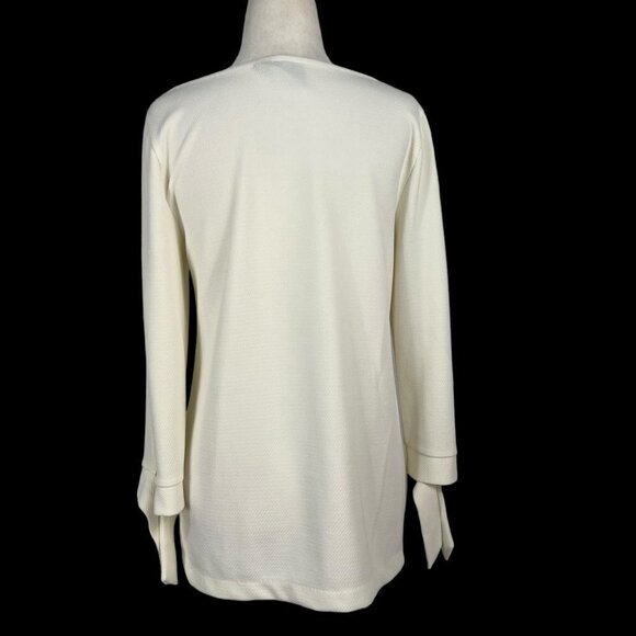 Travelers BY CHICO'S WOMEN'S CREAM TOP BOAT NECK SIZE 0 - Picture 16 of 16